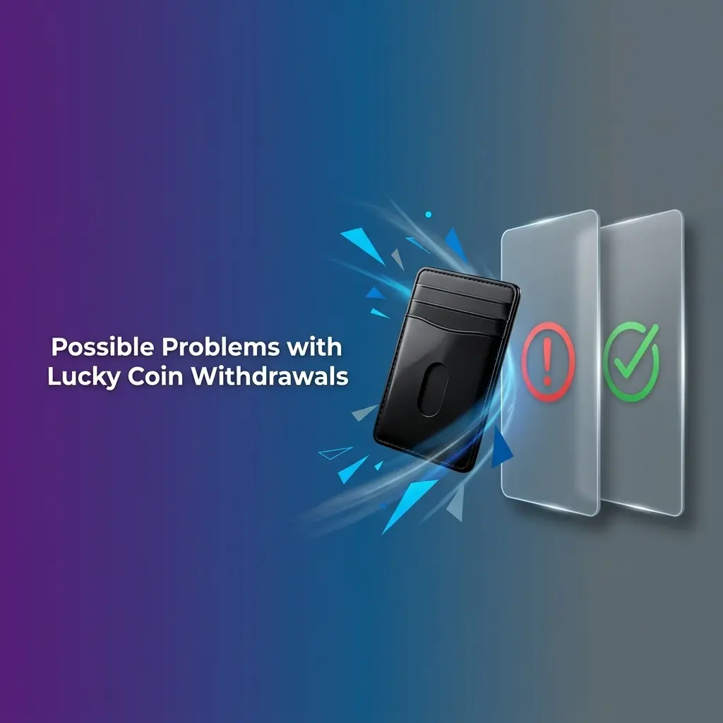 Lucky Coin withdrawal issues including KYC, bonus wagering, payment details, crypto networks and limits